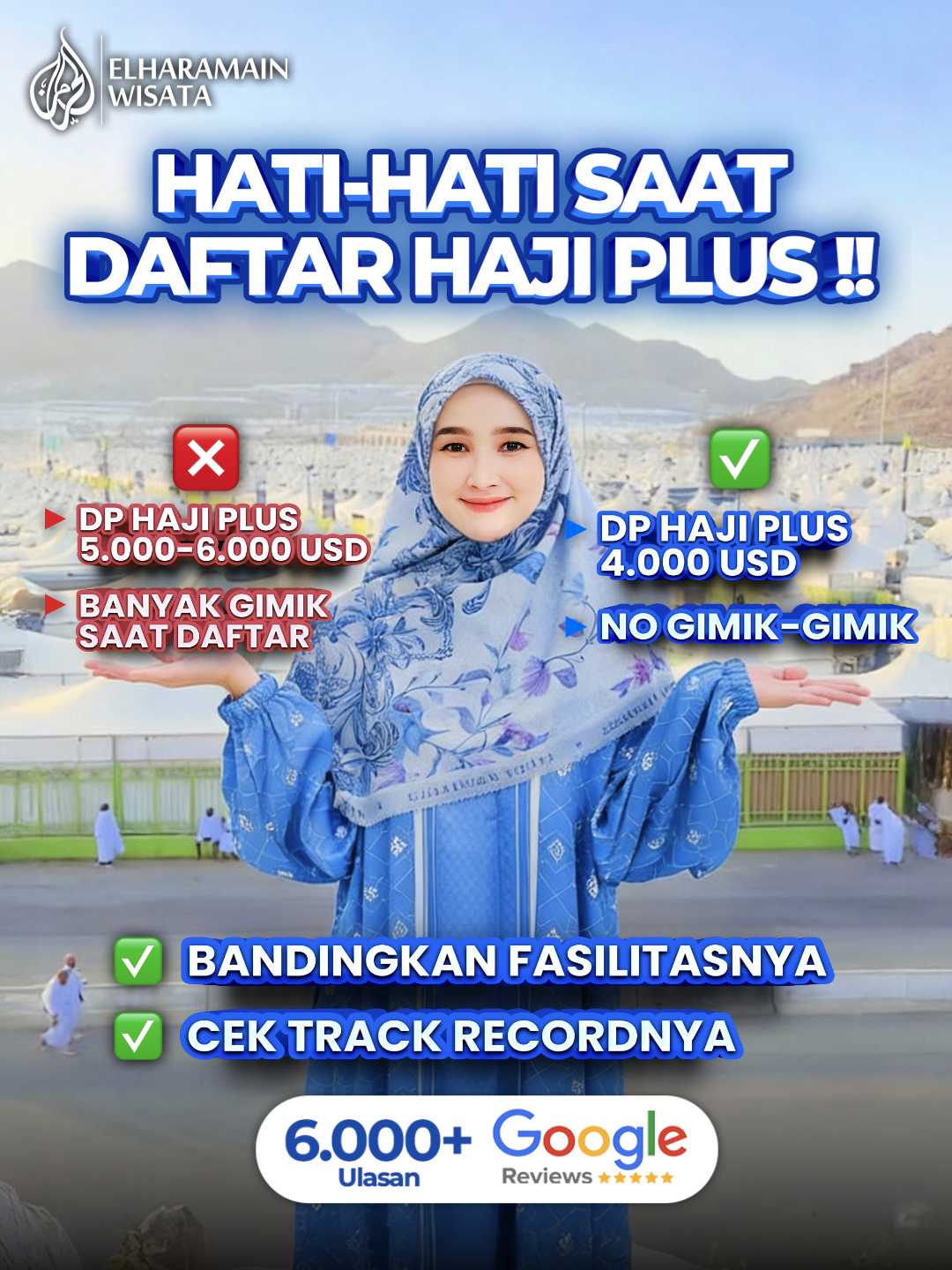 Paket Haji Plus Elharamain Wisata